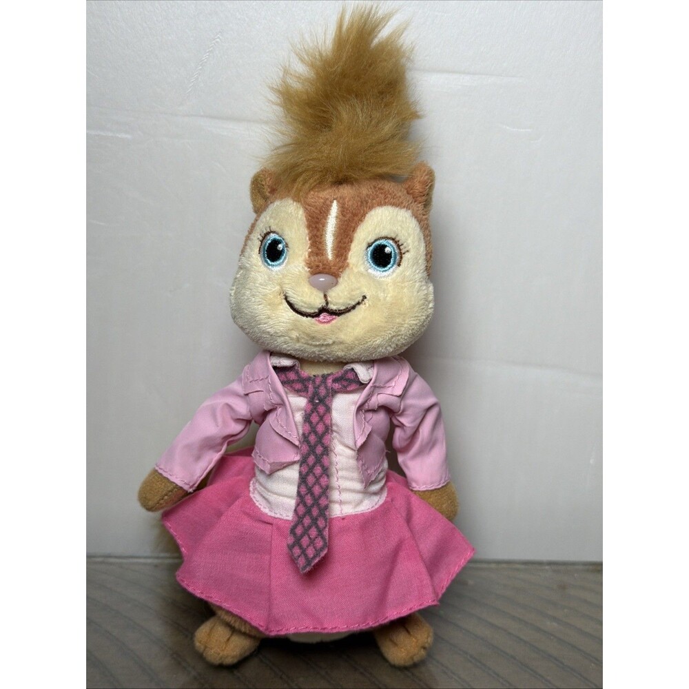 TY Beanie baby Alvin and the Chipmunk BRITTANY CHIPETTE Plush STUFFED ANIMAL Toy